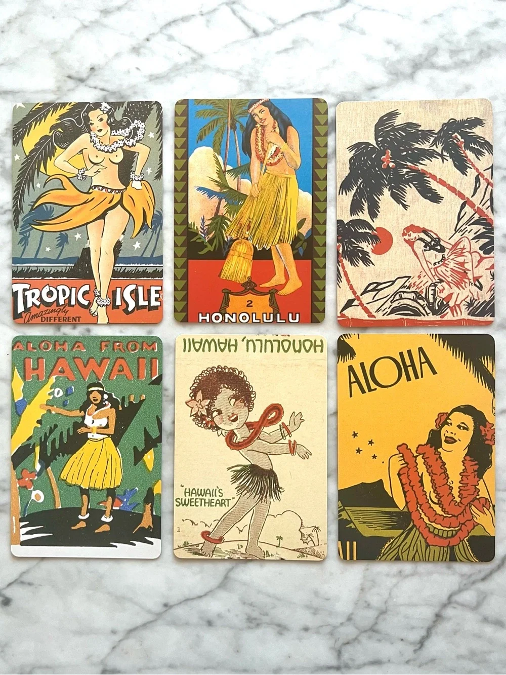 2001 Hula Honeys 30 Postcards Y2K Jim Heimann Hawaii Polynesian Hawaiian